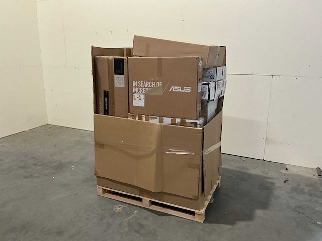 Pallet pc schermen / monitors retourgoederen - 19 items - afbeelding 1 van  9