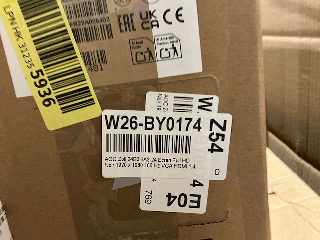 Pallet pc schermen / monitors retourgoederen - 20 items - afbeelding 3 van  8