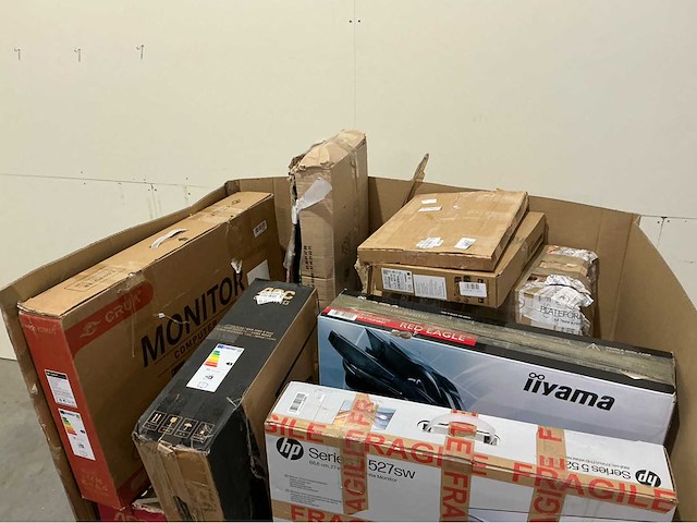 Pallet pc schermen / monitors retourgoederen - 22 items - afbeelding 2 van  5