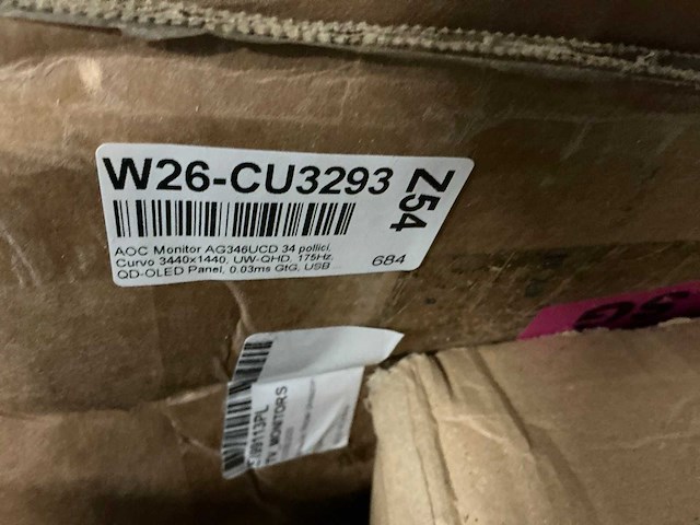 Pallet pc schermen / monitors retourgoederen - 9 items - afbeelding 3 van  8