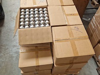 Pallet pcm bollen (fase overgangs materialen) tbv thermische accu in buffervat 17 dozen met 108 st per doos. ot 56°c ø 63mm - afbeelding 1 van  4