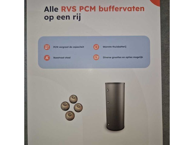 Pallet pcm bollen (fase overgangs materialen) tbv thermische accu in buffervat 36 dozen met 108 st per doos. ot 56°c ø 63mm - afbeelding 2 van  4