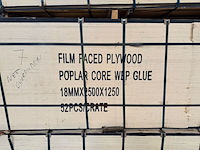 Pallet populierenmultiplex platen, 2500 * 1250 * 18mm, donkerbruin - afbeelding 8 van  9