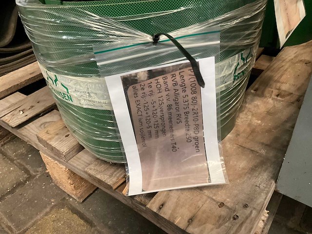 Pallet pvc transportband - afbeelding 6 van  8