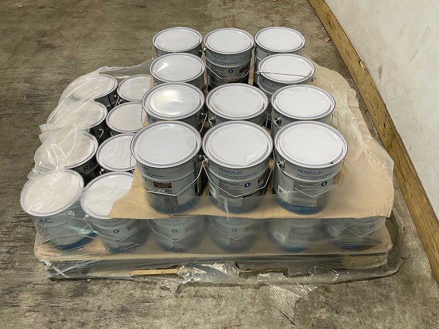 Pallet renaulac acryl-houtbeits satijn transparant - 140 liter - afbeelding 8 van  9