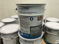 Pallet renaulac acryl-houtbeits satijn transparant - 140 liter - afbeelding 3 van  4