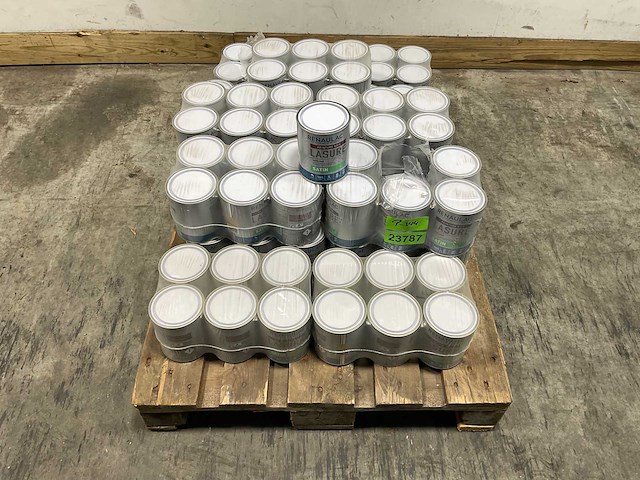 Pallet renaulac acryl-houtbeits satijn transparant - 90 liter - afbeelding 9 van  9
