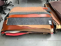 Pallet restanten vellen splitleer / sample-stroken diverse