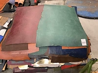 Pallet restanten vellen splitleer / sample-stroken diversen - afbeelding 1 van  4