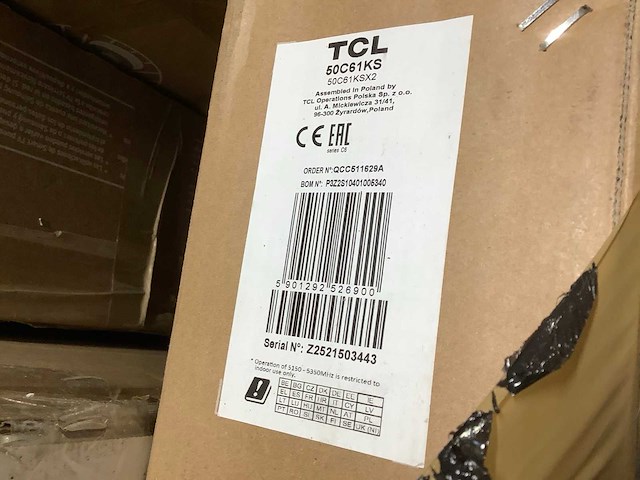 Pallet retourgoederen - televisie (6x) - afbeelding 3 van  6