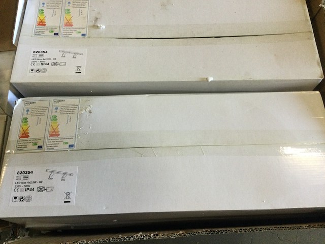 Pallet sanitair lampen + douchekoppen - afbeelding 6 van  12