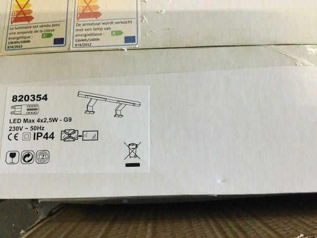 Pallet sanitair lampen + douchekoppen - afbeelding 7 van  12