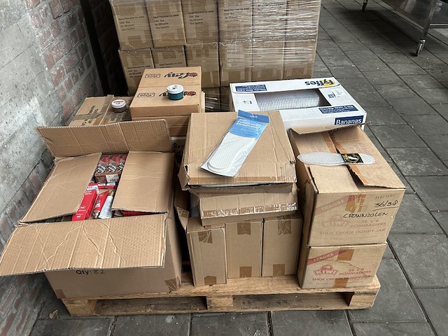 Pallet schoenartikelen w.o. schoensmeer, inlegzolen - afbeelding 1 van  6