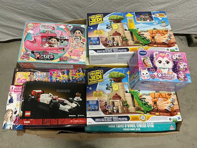Pallet speelgoed met o.a lego, vtech en trotties - afbeelding 1 van  9
