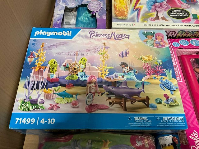 Pallet speelgoed met o.a playmobil, monoploy en barbie - afbeelding 6 van  10