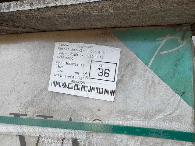 Pallet tegels (7x) - afbeelding 5 van  6