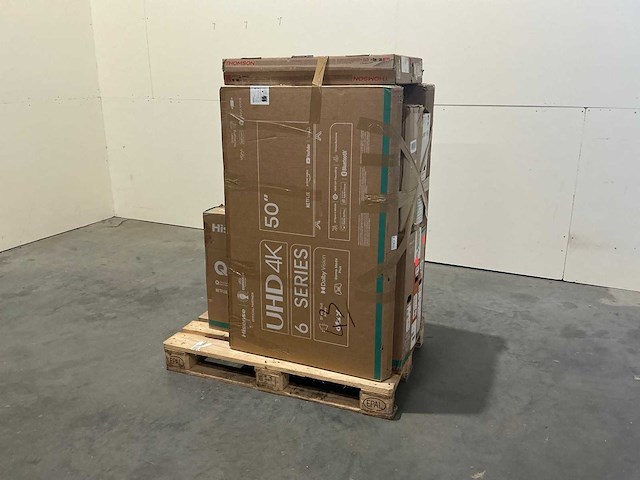 Pallet televisie - 8 items - afbeelding 1 van  4