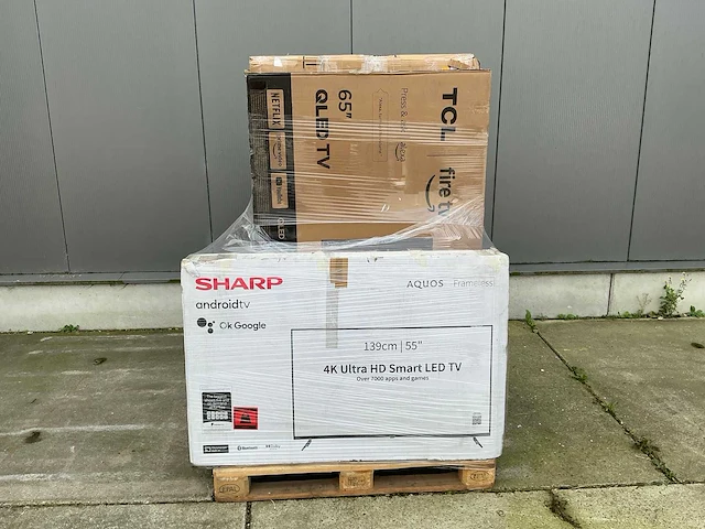 Pallet televisies (6x) - afbeelding 1 van  5