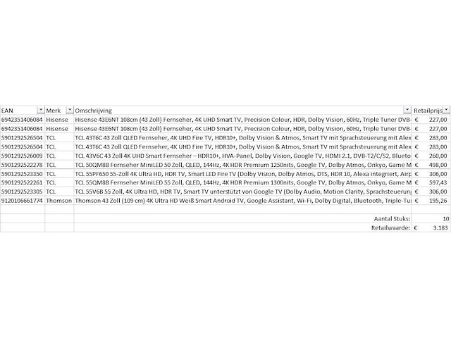 Pallet televisies retourgoederen - 10 items - afbeelding 7 van  9