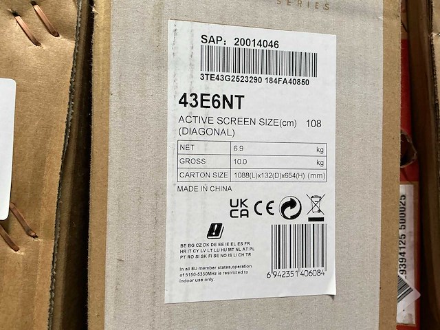 Pallet televisies retourgoederen - 13 items - afbeelding 1 van  3