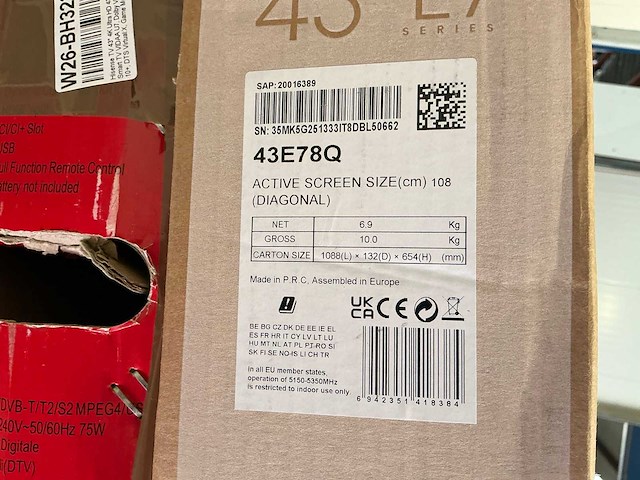Pallet televisies retourgoederen - 15 items - afbeelding 4 van  10