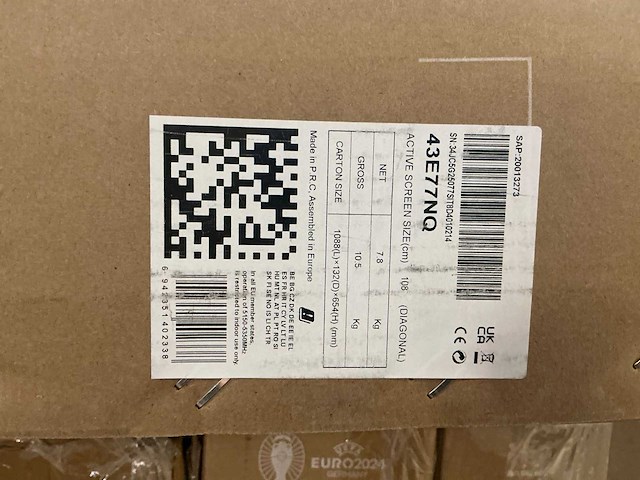 Pallet televisies retourgoederen - 19 items - afbeelding 1 van  1