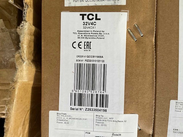 Pallet televisies retourgoederen - 19 items - afbeelding 3 van  6