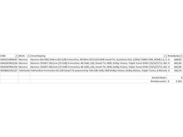 Pallet televisies retourgoederen - 4 items - afbeelding 5 van  7