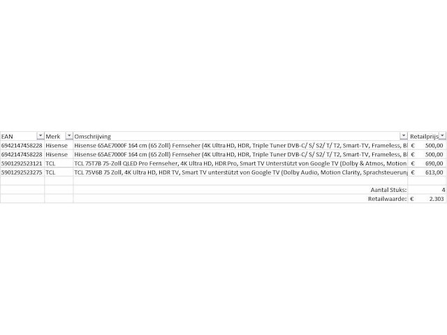 Pallet televisies retourgoederen - 4 items - afbeelding 6 van  8