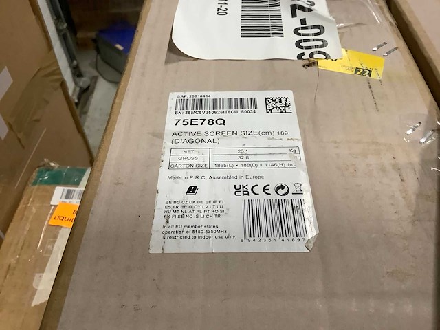 Pallet televisies retourgoederen - 4 items - afbeelding 3 van  7