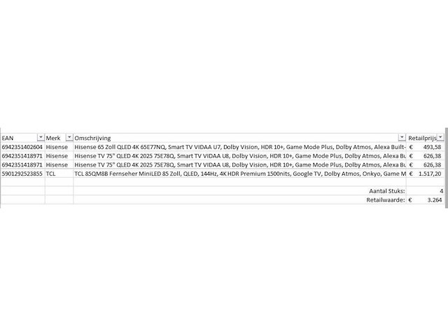 Pallet televisies retourgoederen - 4 items - afbeelding 5 van  7