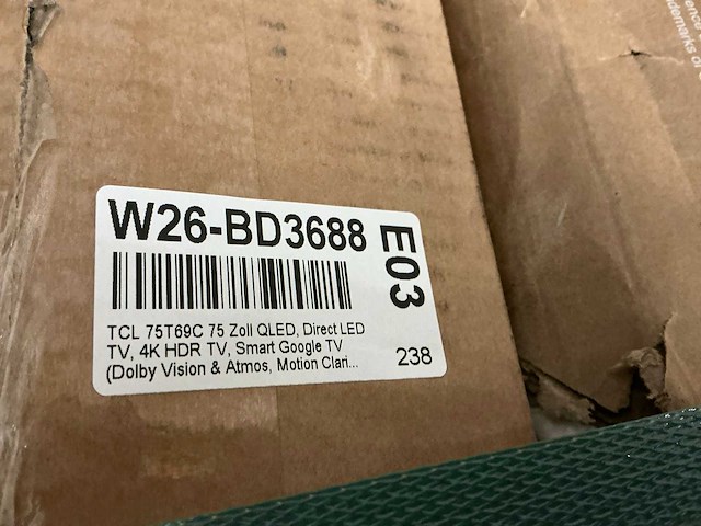 Pallet televisies retourgoederen - 4 items - afbeelding 3 van  7