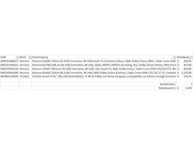Pallet televisies retourgoederen - 5 items - afbeelding 5 van  7