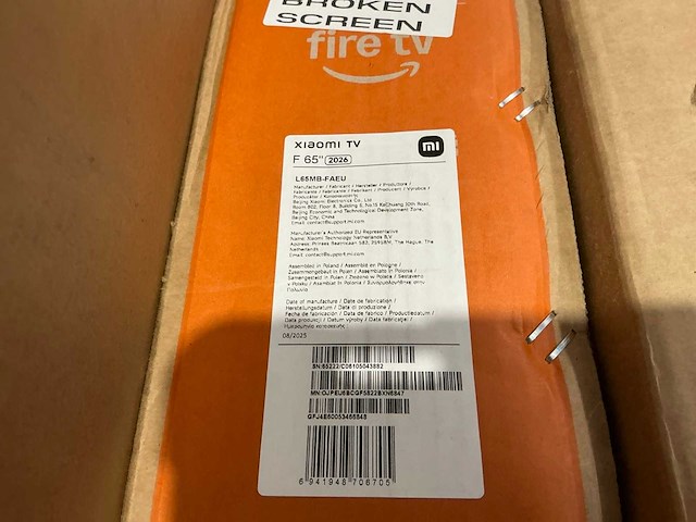 Pallet televisies retourgoederen - 5 items - afbeelding 1 van  1