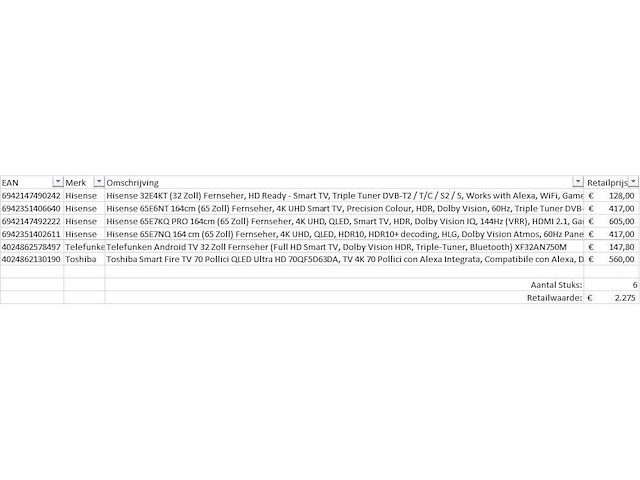 Pallet televisies retourgoederen - 6 items - afbeelding 5 van  7