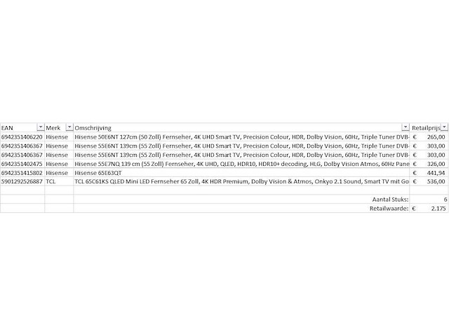 Pallet televisies retourgoederen - 6 items - afbeelding 6 van  8