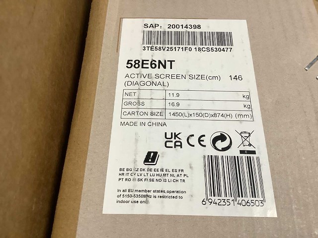 Pallet televisies retourgoederen - 7 items - afbeelding 4 van  8