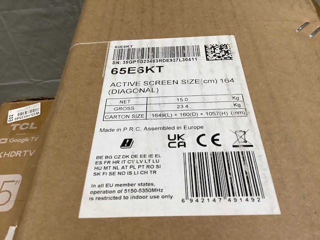 Pallet televisies retourgoederen - 7 items - afbeelding 8 van  10