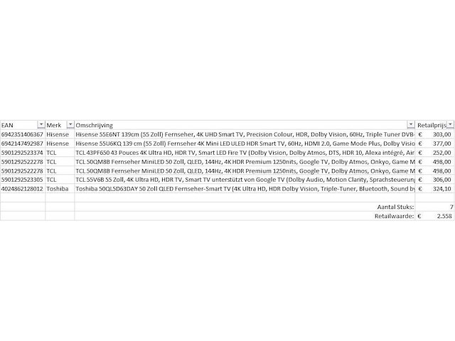Pallet televisies retourgoederen - 7 items - afbeelding 7 van  9