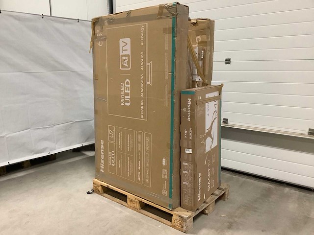 Pallet televisies retourgoederen - 7 items - afbeelding 1 van  8