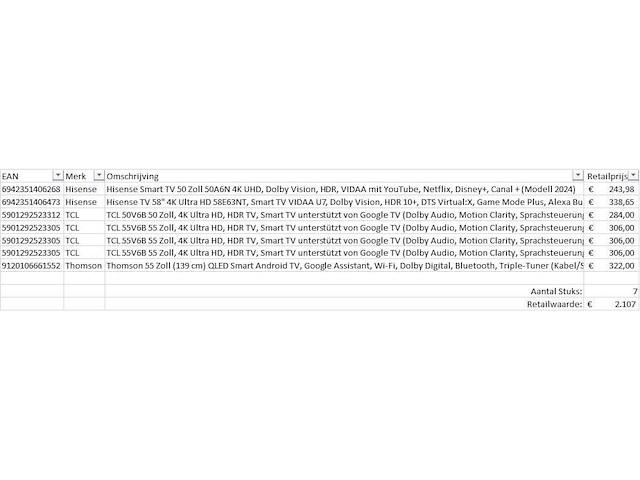 Pallet televisies retourgoederen - 7 items - afbeelding 7 van  9