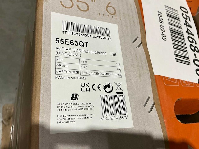 Pallet televisies retourgoederen - 7 items - afbeelding 3 van  8