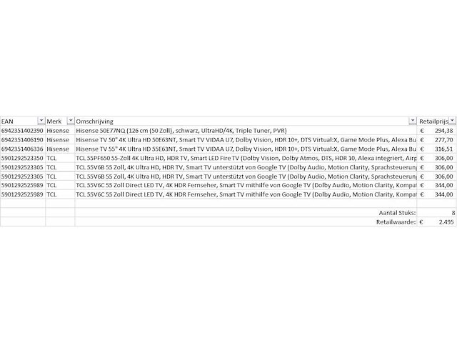 Pallet televisies retourgoederen - 8 items - afbeelding 8 van  10