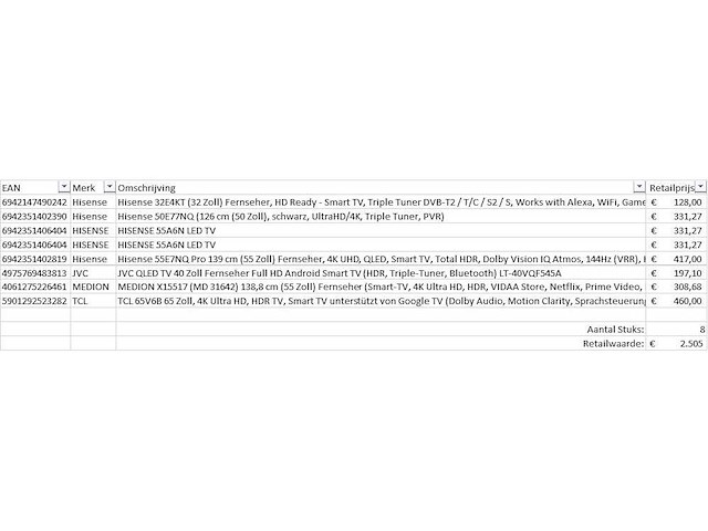 Pallet televisies retourgoederen - 8 items - afbeelding 5 van  7