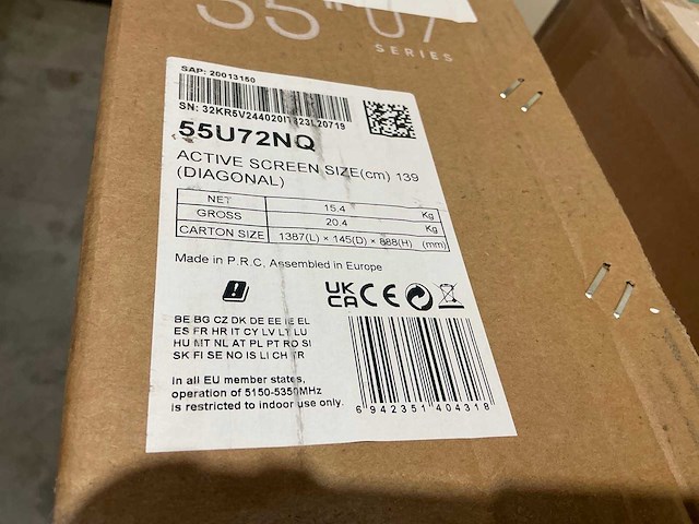 Pallet televisies retourgoederen - 8 items - afbeelding 3 van  9