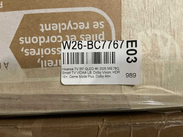 Pallet televisies retourgoederen - 8 items - afbeelding 2 van  3