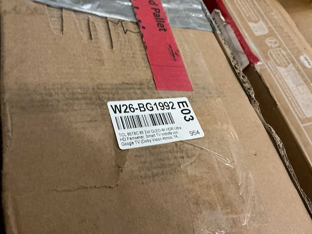 Pallet televisies retourgoederen - 8 items - afbeelding 2 van  7