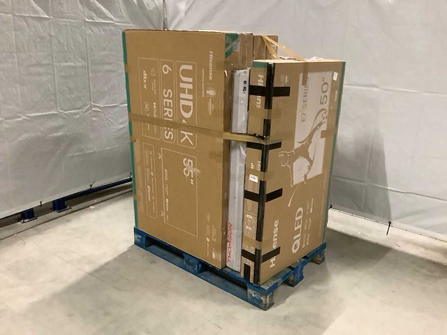 Pallet televisies retourgoederen - 9 items - afbeelding 1 van  9
