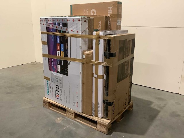 Pallet televisies retourgoederen - 9 items - afbeelding 1 van  8