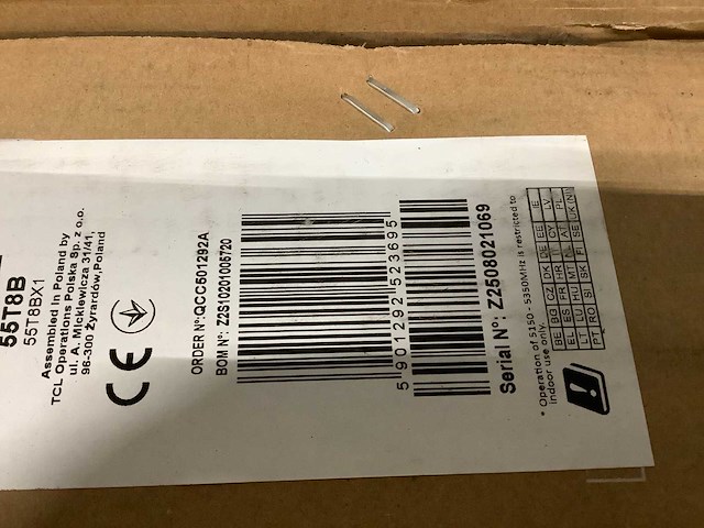 Pallet televisies retourgoederen - 9 items - afbeelding 3 van  8